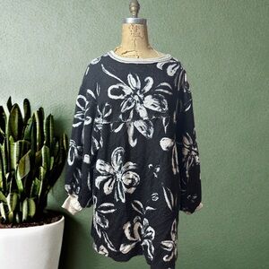 Free people coastal printed crew